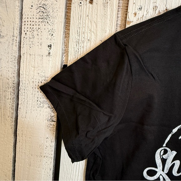 Prone to Shenanigans & Malarkey St Patrick's Day T-Shirt Women Size Medium Black - Picture 5 of 10